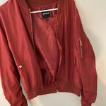 Red Bomber Jacket Size L Photo 0