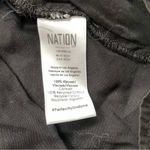 Nation Ltd  black silky sateen Nadia crop top Photo 2