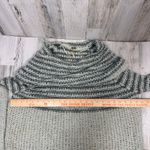 Free People Off Shoulder Sweater S | Teal Bouclé Knit | MSRP $128 | Oversized Photo 6