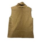 Lauren Ralph Lauren Women's Size Large Tan 100% Cashmere Turtleneck Sweater Vest Brown Photo 2