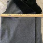 Splendid Xs Sherpa Lined Vest X - Small Gray Black Goth Preppy Photo 11