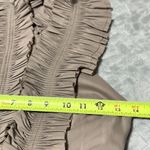 BCBG Maxazria Black Ruffle Halter Dress Size 0 Photo 6