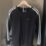 Adidas Women's 3-Stripe Cotton Fleece Crewneck Sweatshirt Photo 0