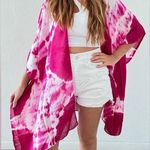 Bijoux Terner Pink Tie dye beach cover-up Photo 0