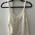 PacSun White Crochet Tank Top Photo 2