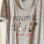 Gray Beautiful Everyday Pajama Top Size 2X Photo 3