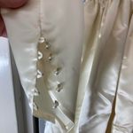 Cream vintage lace wedding dress with pearl closure back & sleeves Unbranded 16 Size XL Photo 2