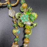 Handmade 🌻Luxury Bag/Phone Chain Charm/Keychain Van Goth Sunflowers Bling Crystal Beads Photo 10