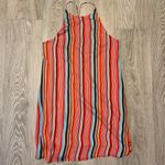 Alice + Olivia NWOT Kalia Striped Tie Back Mini Dress Photo 2