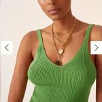 Anthropologie Maeve by  “Everyday Maryanne” Bright Green Sweater Tank Top  SIZE M Photo 1