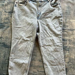 Abercrombie & Fitch  Light Wash The Ankle Straight Ultra High Rise  34" / Size 18 Photo 0