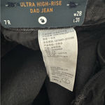 Hollister  Ultra High Rise Dad Jeans‎ color Block Size 7R Photo 9