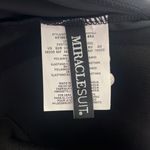 MiracleSuit Underwire Plunge Bra Top in Black, NWT, Size 38 DDD Photo 8