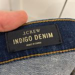 J.Crew Indigo Mid Rise Frayed Raw Hem Denim Jean Stretch Shorts Women Size 27 Photo 3