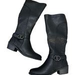 Easy Street  Luella Tall Fashion Boot Black Knee High Tall Size 7.5 M New Photo 0