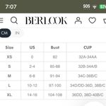 Berlook Orange Floral Cut Out Bikini Top and bottom 07 Size M Photo 14