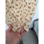 Altar'd State  Floral Print Puffed Sleeve Mini Sundress Beige Women's Size Large Photo 2