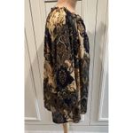 Fig & Flower Paisley Blouse Fall Colors Popover Boho Colorful Peasant Size 2X Photo 2