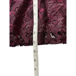 Vila Clothes Women's Wine Laced Long Sleeve Top Size M Photo 5