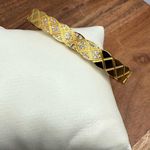 Gold Diamond Pattern Bracelet Photo 0