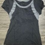 Lululemon  Black and Gray Short Sleeve size 4 Photo 0