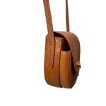 Mansur Gavriel Tan Brown Vegan Leather Turn Twist Lock Mini Crossbody Bag Photo 2