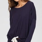Eberjay EBERJEY Womens Deep Sea Heather Slouchy Tee Photo 0