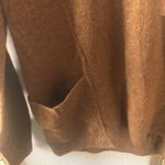 OVI XCVI V-Neck women’s oversized Sweater in Rich Brown small Photo 2