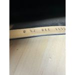 Salvatore Ferragamo Black Leather Round Toe Bow Gold Chunky Heel Pumps 7.5 Photo 2