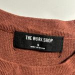 The WorkShop Women's Lightweight Ribbed Sleeveless Sweater Vest S Small Brown Photo 4