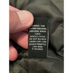 Rue 21 Jacket Womens Large Black Faux Fur Hood Full Zip Bomber Puffer Coat Photo 7