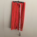 House Of CB Orange B/Erina Lace High Waisted Knee Length Pencil Skirt Medium Photo 2