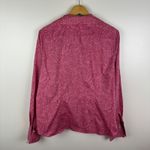 Lands' End  Pink Paisley Button Down Shirt Size 18W Preppy Feminine Office Casual Photo 2