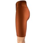 All Access Brown Rust Metallic Shiny High Rise Yoga Athletic Biker Shorts Sz XS Photo 1