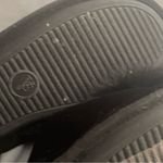 Victoria's Secret Victoria’s Secret Womens M Slide Slippers Velvet Faux Fur Poof Soft Lounge Photo 3