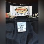 Talbots Silk Wool Blend Straight Crop Asian Oriental Art 2 Wear Pants Photo 5