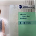 Jobst Pantyhose Ultra Sheer Support Compression Stockings Medium Thigh Biege u Photo 1