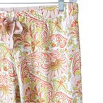 J.Crew  Retro Paisley Print Drawstring Cropped Pajama Pants 100% Viscose Small Photo 2