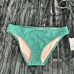Teal Ribbed Bikini Bottom Size L by Shade Shore Green Size L Photo 0