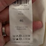 See By Chloe  Size 46 US 14 Denim Popover Shirt White Flower Cutouts FLAW Photo 3