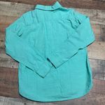 Carhartt | Women's Green Teal 100% Cotton Button Down Longsleeve Shirt Sz XS Photo 2