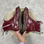 Dr. Martens Women’s Pascal Cherry Shiraz Buttero Leather 8-Eye Boots Size 6 Photo 2