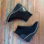 Sofft Elaina Waterproof Knit Wedge Ankle Bootie ~ Size 11 💛🍄 Black Photo 1