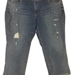 Lane Bryant Girlfriend Crop Mid Rise Stretch Flex Magic Waist Band Jeans Sz 26 Photo 0