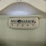 Sag Harbor  Sport Waffle T Shirt Womens Large Green Photo 1