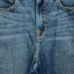 Good American ‎ Good Waist Crop Jeans with Side Slits Size 26 Denim Stretchy Photo 7