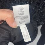 EXPRESS  Womens Jacquard Velvet‎ Leopard Sparkly Long Sleeve Bodysuit Black XS Photo 4