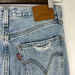 Levi's  Premium Dad Jeans 27 Light Wash Distressed Grunge Y2K Straight Leg Denim Photo 6