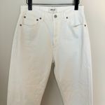 AGOLDE 90's Crop Mid Rise Straight in Wash Marshmellow Size US 28 NWT Photo 3