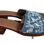 Soludos x Anthropologie mules embroidery monkey 9.5 Photo 2